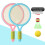 Kids Tennis Racket with Soft Balls and Shuttlecocks 4