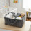 Gray compartmentalized diaper wet storage bag 1 pack 4