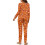 Women's Thanksgiving Pajama Set Turkey Maple Print Long 5