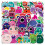 Monster Graffiti Stickers Cartoon 50-Pack 3