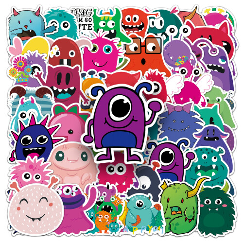 Monster Graffiti Stickers Cartoon 50-Pack 2