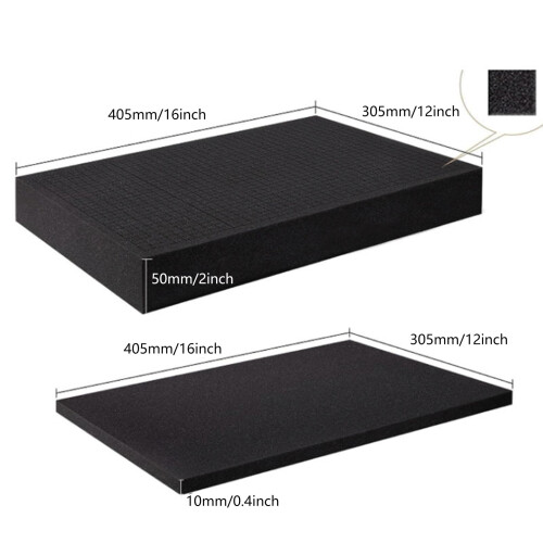 Foam Padding Inserts for Toolboxes and Flight Cases 4 pcs 2