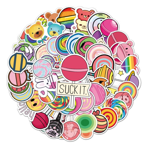 Graffiti Stickers Waterproof Cartoon 50-Pack 2
