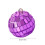 Round Disco Ball Ornament Purple Mirror Pendant 3