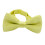 Kids Pre-Tied Bow Tie Solid Polyester Adjustable Yellow 6