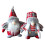 Gnome Doll Decoration Assorted Colors 2 pcs 7.5 x 4.3 x 2.8 4