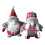 Gnome Doll Decoration Assorted Colors 2 pcs 7.5 x 4.3 x 2.8 5