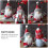 Gnome Doll Decoration Assorted Colors 2 pcs 7.5 x 4.3 x 2.8 6