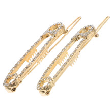 Bobby Pins Hairpins Golden 2 pcs 6x1x0.7 cm