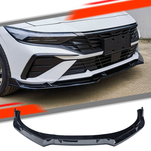 Front Bumper Splitter Lip for Hyundai Elantra Facelift 2
