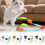 Interactive Cat Toy Auto-Rolling Ball 2.0 Black 2-Speed USB 6