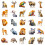 African Animal Stickers Realistic Waterproof 50 Pack 4