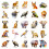 African Animal Stickers Realistic Waterproof 50 Pack 5