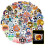 Soccer Trophy Stickers PVC World Cup UEFA 50-Pack 2