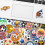 Soccer Trophy Stickers PVC World Cup UEFA 50-Pack 6