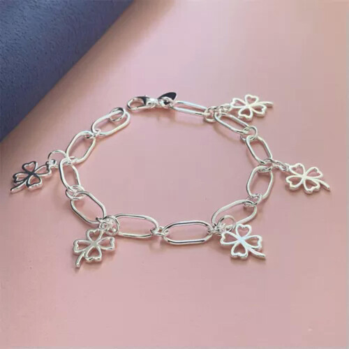 925 Silver Charm Bracelet Bangle 75 Styles