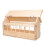 Pamingono Wooden Pigeon Feeder Rectangular Multi-Slot 1 Pack 3