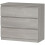 Chest of Three Drawers - Grey Wood Effect 2