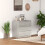 Chest of Three Drawers - Grey Wood Effect 3
