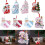 Baby's First Christmas Ornament 2025 Red Pink Blue 2