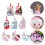 Baby's First Christmas Ornament 2025 Red Pink Blue 3