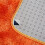 Orange Fluffy Round Area Rug 48 Inch Soft Plush Modern 4