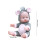 Talking Vinyl Doll Interactive Baby Toy Soft Washable Rubber 6