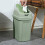 6-Gal Swing Lid Trash Can Leakproof Space-Saving 2