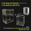 2Pack Acrylic Magnetic Case with Magnetic Lid Clear Display Box Protector Acrylic Storage Container 3