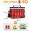 Insulated Lunch Box Cooler Bag with 4 Pockets and 3