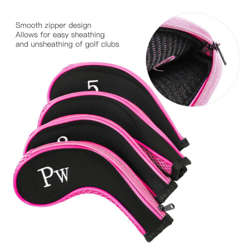 Octpeak Neoprene Waterproof Golf Iron Covers Set 10pcs 1