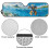 Ocean Beagle Windshield Sun Shade for Jeep Wrangler TJ JK 6