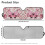 Pink Butterfly Windshield Sun Shade for Jeep Wrangler 6