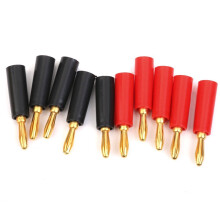 Gold Plated Banana Plug Adapter for Speakers 10 Pairs