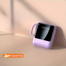 Mini Power Bank 10000mAh 5V2A with 4-in-1 Cable