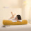 Cervical Roll Pillow Ergonomic Support Yellow 4