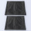 Black Nonslip Wheelchair Cushion 2 pcs 1