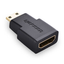 Ugreen Mini HDMI (hane) till HDMI (hona) adapter - svart
