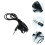 Earphone Extension Cable AUX Black Copper 1 Pc 1