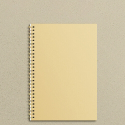 A5 PP coil notebook B5 lined thick journal vintage cover