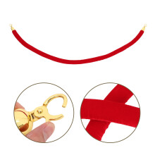 Stanchion Rope Red Heavy Duty Stainless Steel 1