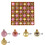 Christmas Tree Ornaments Gold Pink 36PC 1