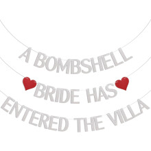 Bombshell Bride Villa Banner Silver Love Island Compatible