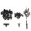 Fender Flare Hardware Clip Mounting Kit 78 pcs for Jeep 4