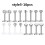 Stainless Steel Labret Studs CZ Opal 4-25 pcs 8