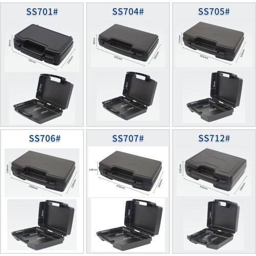 Heavy Duty PP Tool Organizer Compact Portable Case 2