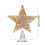 Lighted Gold Star Christmas Tree Topper LED 1pc 3