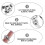 Open Ring Crochet Ring Silver 5 Pieces 0.94 x 0.87 x 0.47 7