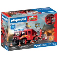 Playmobil City Action 72193 - Fire Engine Rescue Truck Playset