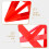 Roadside Reflective Triangles Red 2 Count 5